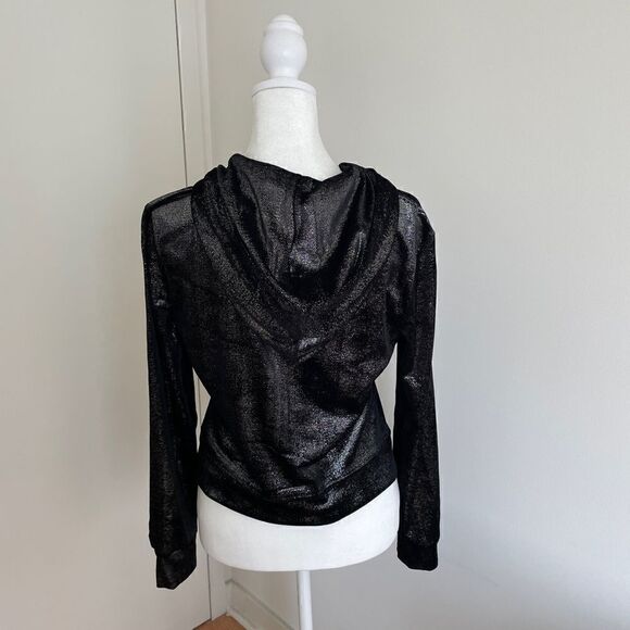 NWT Juicy Couture shine velour Jacket+mid rise wide leg pant S(Matching Set) - Picture 5 of 16